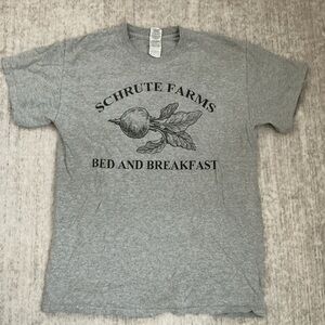Gray Schrute Farms T-Shirt